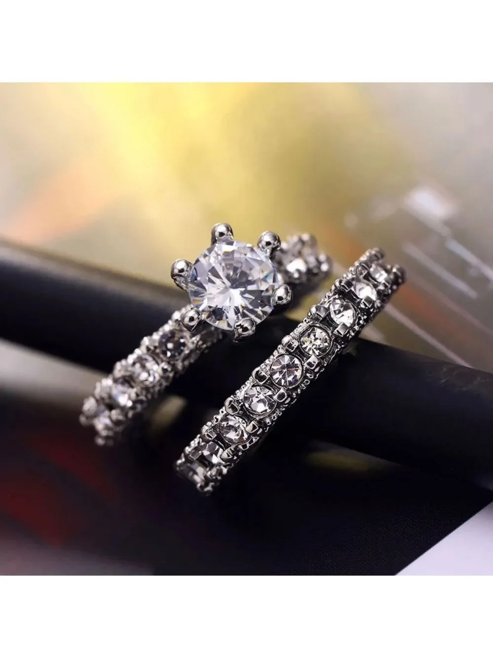 925 INFINTY WEDDING RING SIZE
